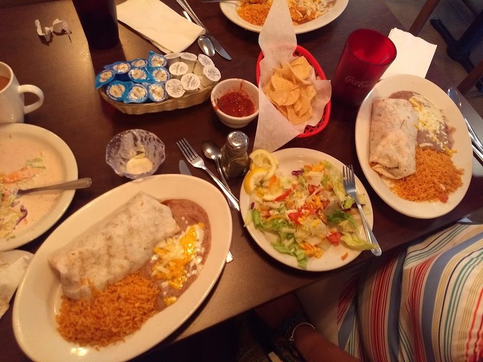 Carne Asada Burrito with and Bean's