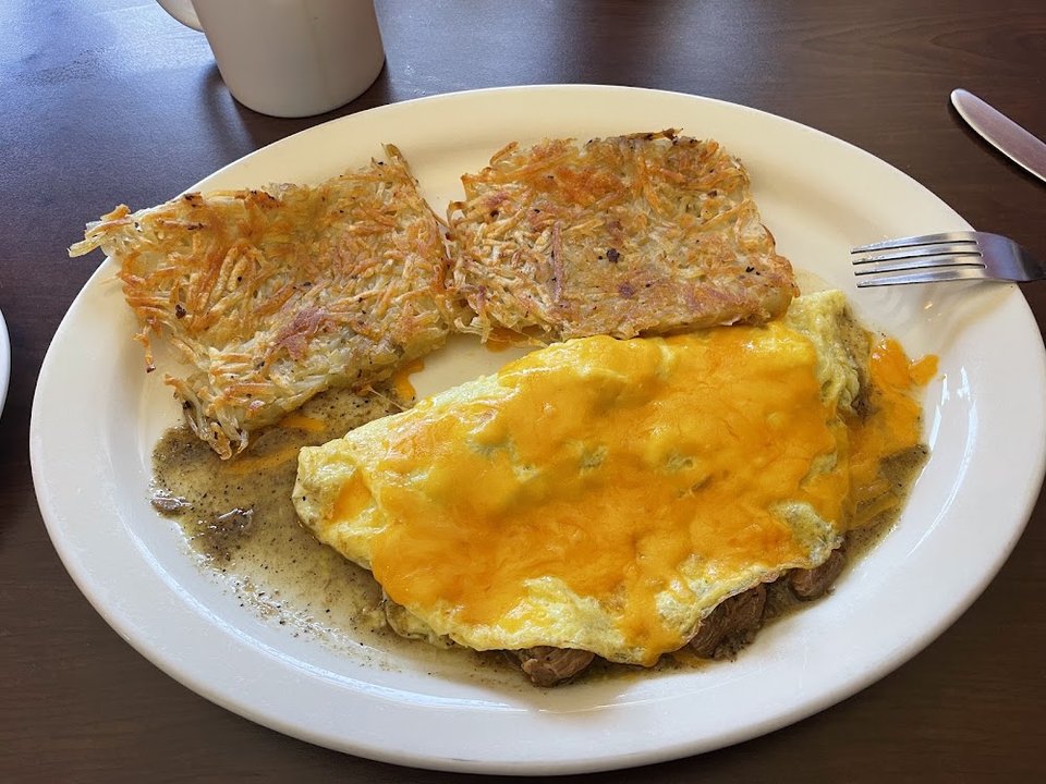 Chile Verde Omelette